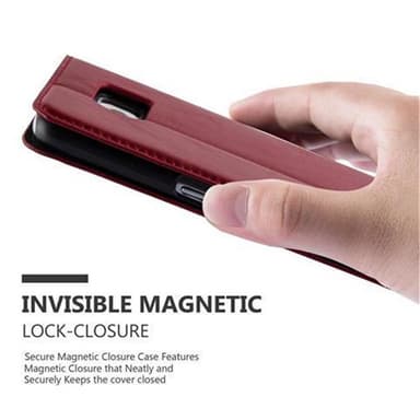 Samsung Galaxy S6 lommebokdeksel case (rød)