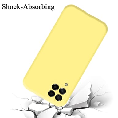 Samsung Galaxy M53 5G silikondeksel case (gul)
