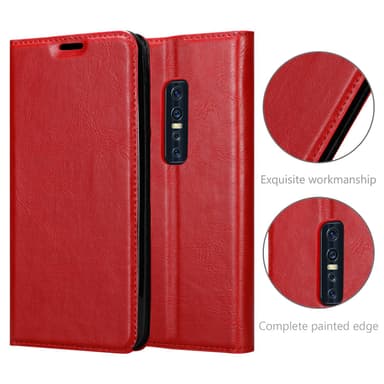 Vivo V17 PRO lommebokdeksel case (rød)