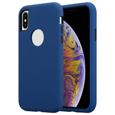 iPhone X / XS Deksel Case Cover (blå)