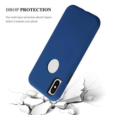 iPhone X / XS Deksel Case Cover (blå)