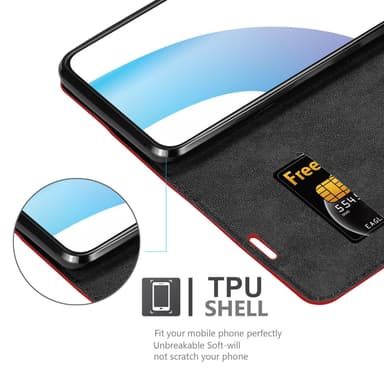 Vivo V17 PRO lommebokdeksel case (rød)