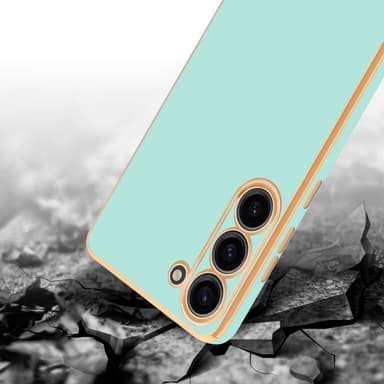 Samsung Galaxy S23 silikondeksel case (Grønn)