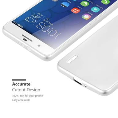 Deksel Honor 6 PLUS Case Cover (sølv)