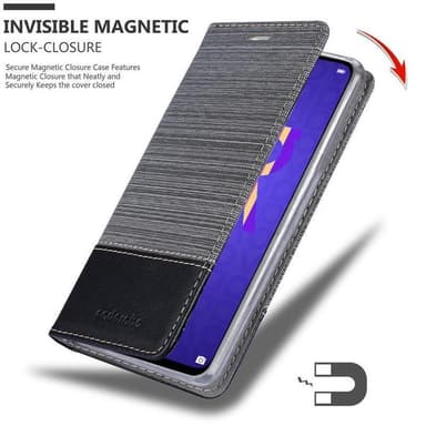 Huawei NOVA 5 / 5 PRO lommebokdeksel etui (grå)