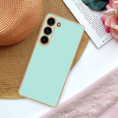 Samsung Galaxy S23 silikondeksel case (Grønn)