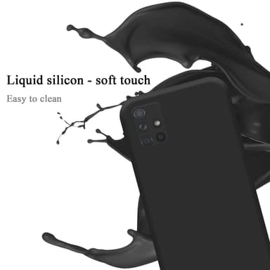 Samsung Galaxy A51 4G / M40s silikondeksel case (svart)