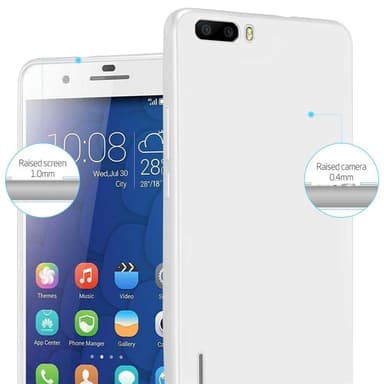 Deksel Honor 6 PLUS Case Cover (sølv)