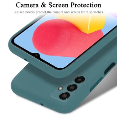 Samsung Galaxy M13 4G silikondeksel case (grønn)