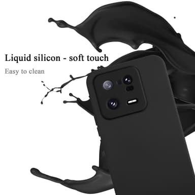 Xiaomi 13 Pro 5G silikondeksel case (Svart)