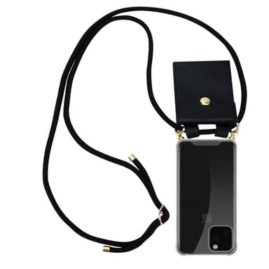 iPhone 11 PRO MAX Deksel med Halskjede (svart)