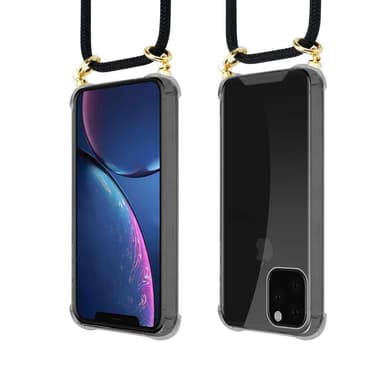 iPhone 11 PRO MAX Deksel med Halskjede (svart)