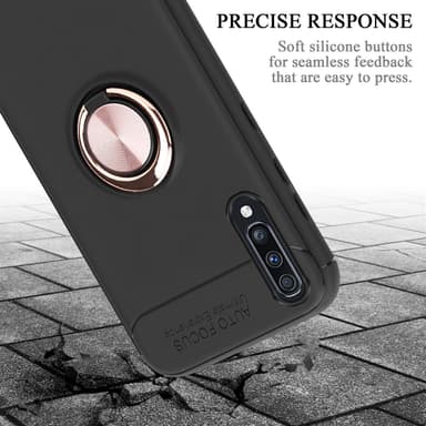 Samsung Galaxy A70 / A70s silikondeksel cover (svart)