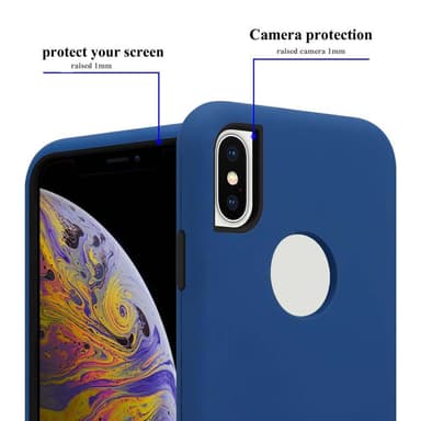 iPhone X / XS Deksel Case Cover (blå)
