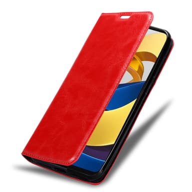 Xiaomi POCO M4 PRO 5G lommebokdeksel case (rød)