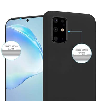 Deksel Samsung Galaxy S20 PLUS Silikon cover (svart)