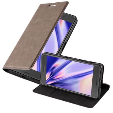 Sony Xperia X PERFORMANCE lommebokdeksel case (brun)