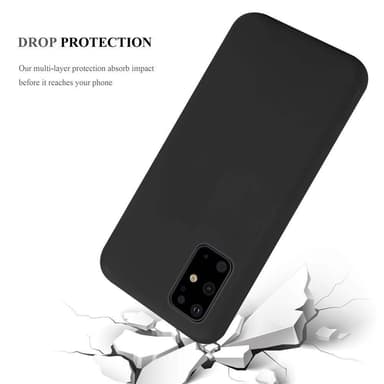 Deksel Samsung Galaxy S20 PLUS Silikon cover (svart)