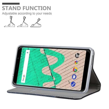 WIKO VIEW MAX lommebokdeksel etui (blå)