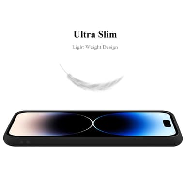 Deksel iPhone 14 PRO Silikon cover (svart)