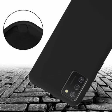 Deksel Samsung Galaxy A02s med Halskjede (svart)