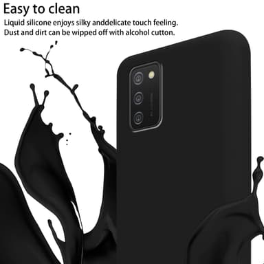 Deksel Samsung Galaxy A02s med Halskjede (svart)
