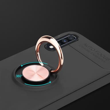 Samsung Galaxy A70 / A70s silikondeksel cover (svart)