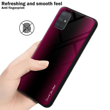 Samsung Galaxy A71 4G Deksel Case Cover (rosa)