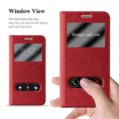 Samsung Galaxy J5 2016 lommebokdeksel cover (rød)