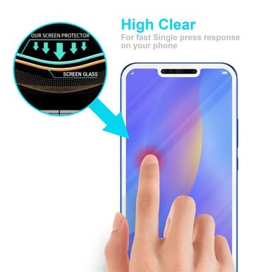 Huawei P SMART PLUS 2019 Skjermbeskytter Skärmskydd