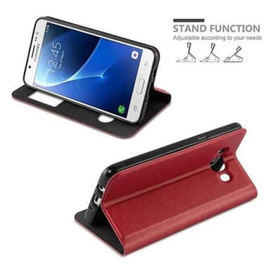 Samsung Galaxy J5 2016 lommebokdeksel cover (rød)