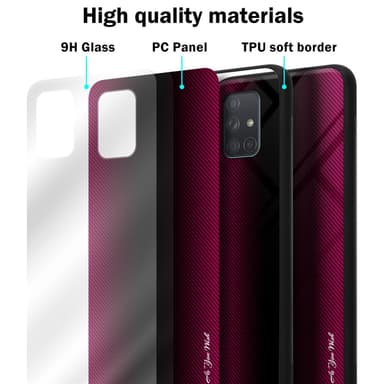 Samsung Galaxy A71 4G Deksel Case Cover (rosa)