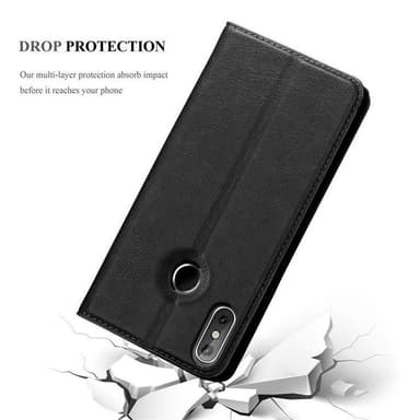 Cubot J3 PRO lommebokdeksel case (svart)