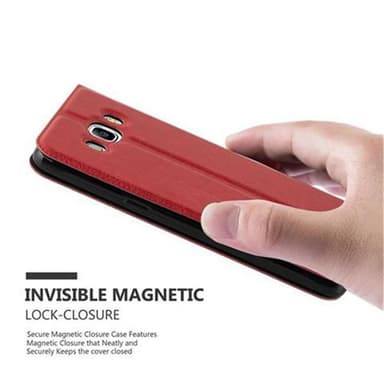 Samsung Galaxy J5 2016 lommebokdeksel cover (rød)
