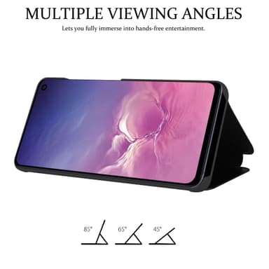 Samsung Galaxy S10e lommebokdeksel etui (svart)