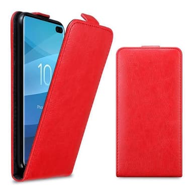 Samsung Galaxy S10 PLUS deksel flip cover (rød)