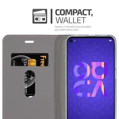 Huawei NOVA 5 / 5 PRO lommebokdeksel etui (grå)