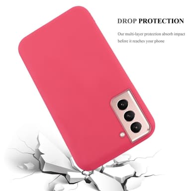 Deksel Samsung Galaxy S21 5G Silikon cover (rød)