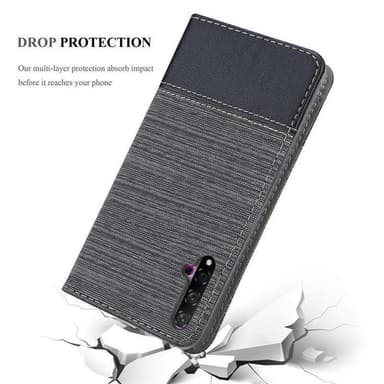 Huawei NOVA 5 / 5 PRO lommebokdeksel etui (grå)