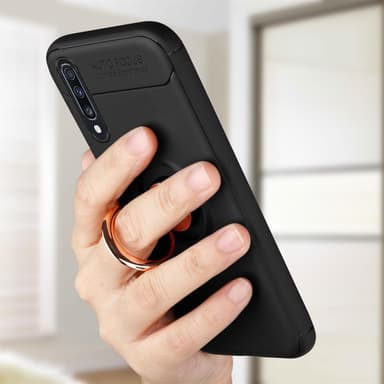 Samsung Galaxy A70 / A70s silikondeksel cover (svart)
