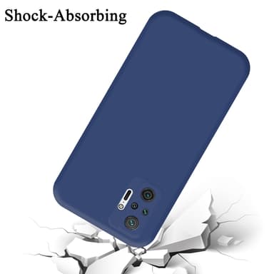Xiaomi RedMi NOTE 10 PRO silikondeksel case (blå)