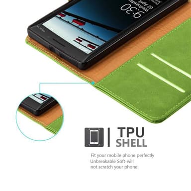 Nokia Lumia 929 / 930 lommebokdeksel etui (grønn)