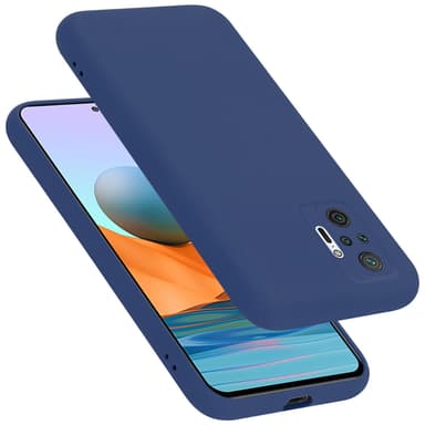 Xiaomi RedMi NOTE 10 PRO silikondeksel case (blå)