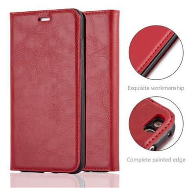 Huawei P10 LITE lommebokdeksel case (rød)