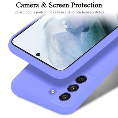 Samsung Galaxy S21 FE silikondeksel case (lilla)