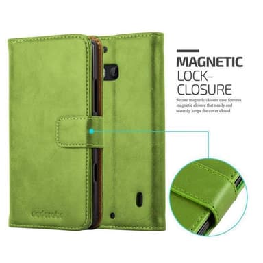 Nokia Lumia 929 / 930 lommebokdeksel etui (grønn)