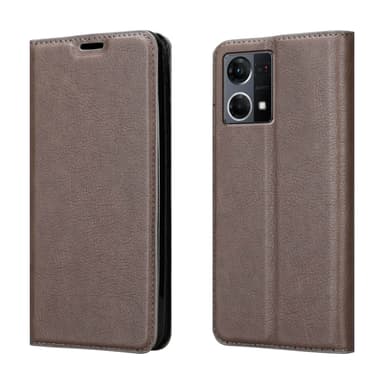 Realme 7 5G lommebokdeksel case (brun)