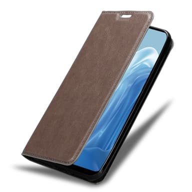 Realme 7 5G lommebokdeksel case (brun)