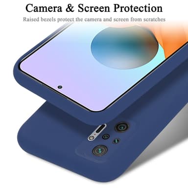 Xiaomi RedMi NOTE 10 PRO silikondeksel case (blå)