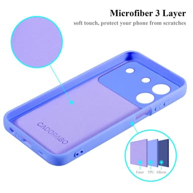 ZTE Blade A54 silikondeksel case (lilla)